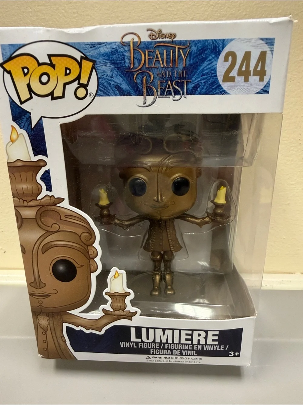 Funko Gold Lumiere Vinyl Figure - Metallic Gold and Yellow